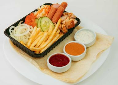 Мега на тарелке