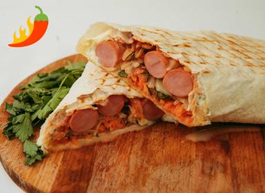 Шаурма с колбасками